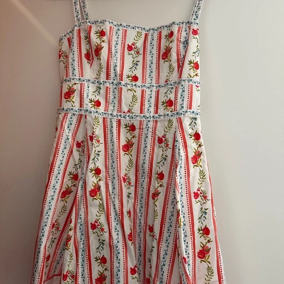 Hill House Pomegranate Stripe Mini Margot - Picture 2 of 6